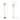 CUNTO Modern Floor Lamp with Linen Drum Shade - Metal Base Standing Reading Lamp, Beige 