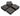 Patio Interlocking Deck Tiles, 12 X12  Square Composite Decking Tiles, Checked Plastic Outdoor Flooring Tile All Weather For Balcony Porch Backyard,  Gray, Pack Of 27